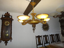 Holzkronleuchter jugendstil h� gebraucht kaufen  Mehltheuer
