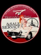 Placa de esmalte PORCELIAN MERCEDES BEN TAMANHO 30X30 POLEGADAS comprar usado  Enviando para Brazil