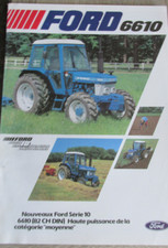 Catalogue brochure tractor d'occasion  Expédié en Belgium