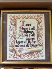 Vtg religious sampler for sale  Racine