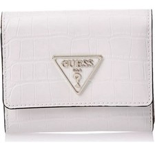 Carteira Guess L108051 Feminina Maddy Branca Pequena Tripla comprar usado  Enviando para Brazil