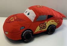 Disney Pixar Cars Lightning McQueen Duża pluszowa zabawka 16" Tłok Cup Edition na sprzedaż  Wysyłka do Poland