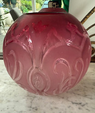 Antique round cranberry for sale  PINNER