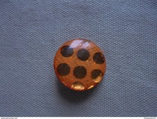 Ancien bouton orange d'occasion  Quillan