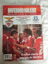 Benfica everton 2009 for sale  LIVERPOOL