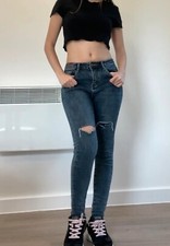 Womens blue ripped for sale  COVENTRY