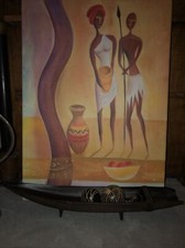 Afrikanische wand tisch gebraucht kaufen  Köln