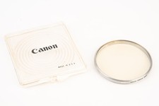 Filtro vintage parafuso cromado Canon RF 58mm 81A em estojo plástico original V13 comprar usado  Enviando para Brazil