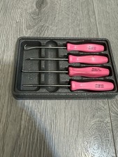 Herramientas Snap-on EE. UU. NUEVO 4 piezas ROSA Mini mango duro punzón gancho juego de selección ASA204BPM segunda mano  Embacar hacia Mexico