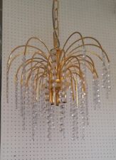 Lampadario cristallo sospensio usato  Serrenti