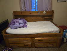 Wooden bookcase headboard for sale  Albuquerque