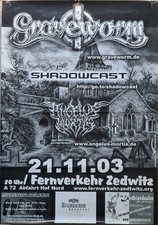 Graveworm tour poster gebraucht kaufen  Issigau