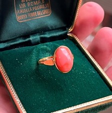 Anello corallo arancio usato  Torre del Greco