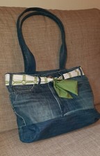 Borsa donna jeans usato  Cassolnovo