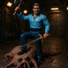 Figura de fantasia protótipo Star Wars Lando com armamento medieval exclusiva para estranhos, usado comprar usado  Enviando para Brazil