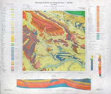 Geologische karte dassel gebraucht kaufen  Osnabrück