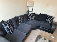 Shaped corner sofa for sale  LONDON