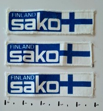 partia trzech vintage Sako Tikka riffle Finlandia flaga kurtka kapelusz naszywka odznaka na sprzedaż  Wysyłka do Poland