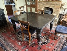 Dark oak dining for sale  EDENBRIDGE