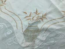 Sheer ivory tablecloth for sale  NORTHAMPTON