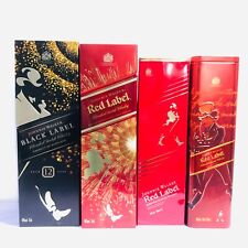 Conjunto 4 Itens Johnnie Walker Rótulo Caixa de Lata Vazia Edição Limitada comprar usado  Enviando para Brazil