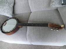 Vintage string banjo for sale  BEDLINGTON