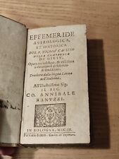 RAR Seicentina Effemeride Astrologica Historica Nicolas Caussin Caussino Bologna, usado comprar usado  Enviando para Brazil