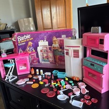 1995 MATTEL BARBIE SO MUCH TO DO KITCHEN C CAIXA Vintage Completo Na Caixa, usado comprar usado  Enviando para Brazil