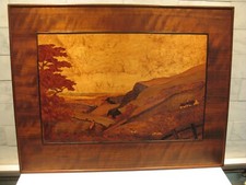 Antique wood marquetry for sale  Garden City