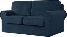 Velvet stretch sofa for sale  COVENTRY