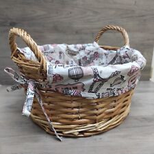 Wicker basket natural for sale  ST. LEONARDS-ON-SEA