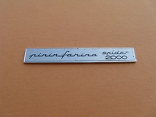 FIAT 124 PININFARINA SPIDER 2000 EMBLEMA LOGOTIPO EMBLEMA SINAL SÍMBOLO USADO FABRICANTE DE EQUIPAMENTO ORIGINAL A45435 comprar usado  Enviando para Brazil