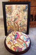 Beautiful crewel embroidered for sale  RHYL