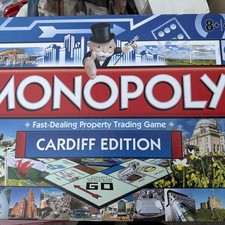 Monopoly cardiff edition for sale  INVERGORDON