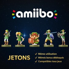 Lot jetons amiibo d'occasion Lot jetons amiibo d'occasion  Coulogne