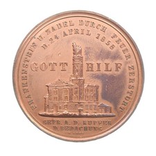 Medaille 1858 wiederaufbau gebraucht kaufen  Deutschland