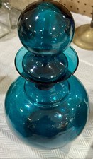 vintage blue decanter for sale  Decatur
