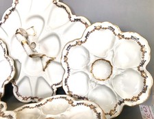 Rare assiettes huîtres d'occasion  Basse-Goulaine