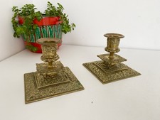 Pair vintage brass for sale Pair vintage brass for sale  LISKEARD