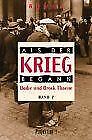 Als krieg begann gebraucht kaufen  Berlin