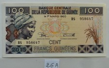 26a guinee billet d'occasion  Tulette