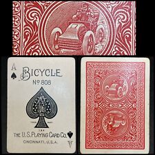 Baralho de pôquer raro c1905 bicicleta cartas de baralho antigas 52/52 automóvel #1 USPCC comprar usado  Enviando para Brazil