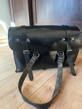 Vintage British Rail Bag Satchel B.R. Leather Black, usado comprar usado  Enviando para Brazil