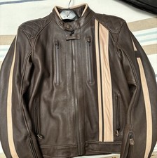 Giacca moto pelle usato  Como