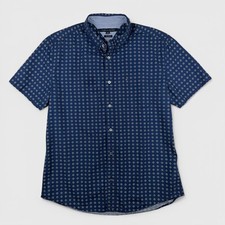 Camisa Tommy Hilfiger ajuste personalizado XL azul marinho xadrez xadrez padrão floral comprar usado  Enviando para Brazil