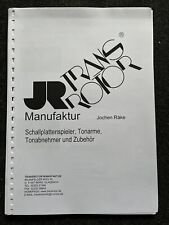 Transrotor preisliste produkth gebraucht kaufen  Leipzig