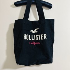 Bolsa tote Hollister unissex logotipo pássaro bordada azul marinho comprar usado  Enviando para Brazil