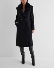 black simulated coat fur for sale  Chagrin Falls