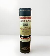 Tubo vazio Glenmorangie Highland single malte uísque escocês porto acabamento em madeira comprar usado  Enviando para Brazil