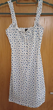 White blue floral for sale  ROMFORD